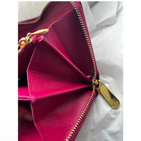 Louis Vuitton Wallet Long Rose Indian Monogram Vernis Authentic full inclusion - Picture 5 of 16